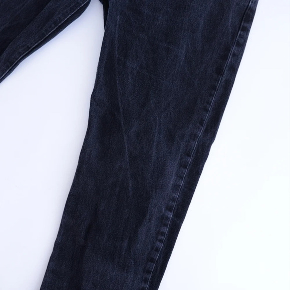 Levi's 501 Straight Fit Made in Mexico 100% Cotton Black Denim Jeans -size 38/32 - Picture 6 of 14